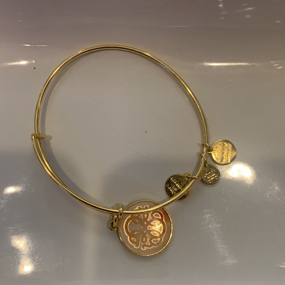 Alex and Ani Path of life gold bracelet - Picture 2 of 5
